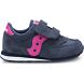 Kids' Saucony Baby Jazz Hook & Loop Sneakers Navy / Pink | Singapore 714SGLO